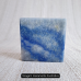 Placa Quadrada de Quartzo Azul - 7cm  - Unidade